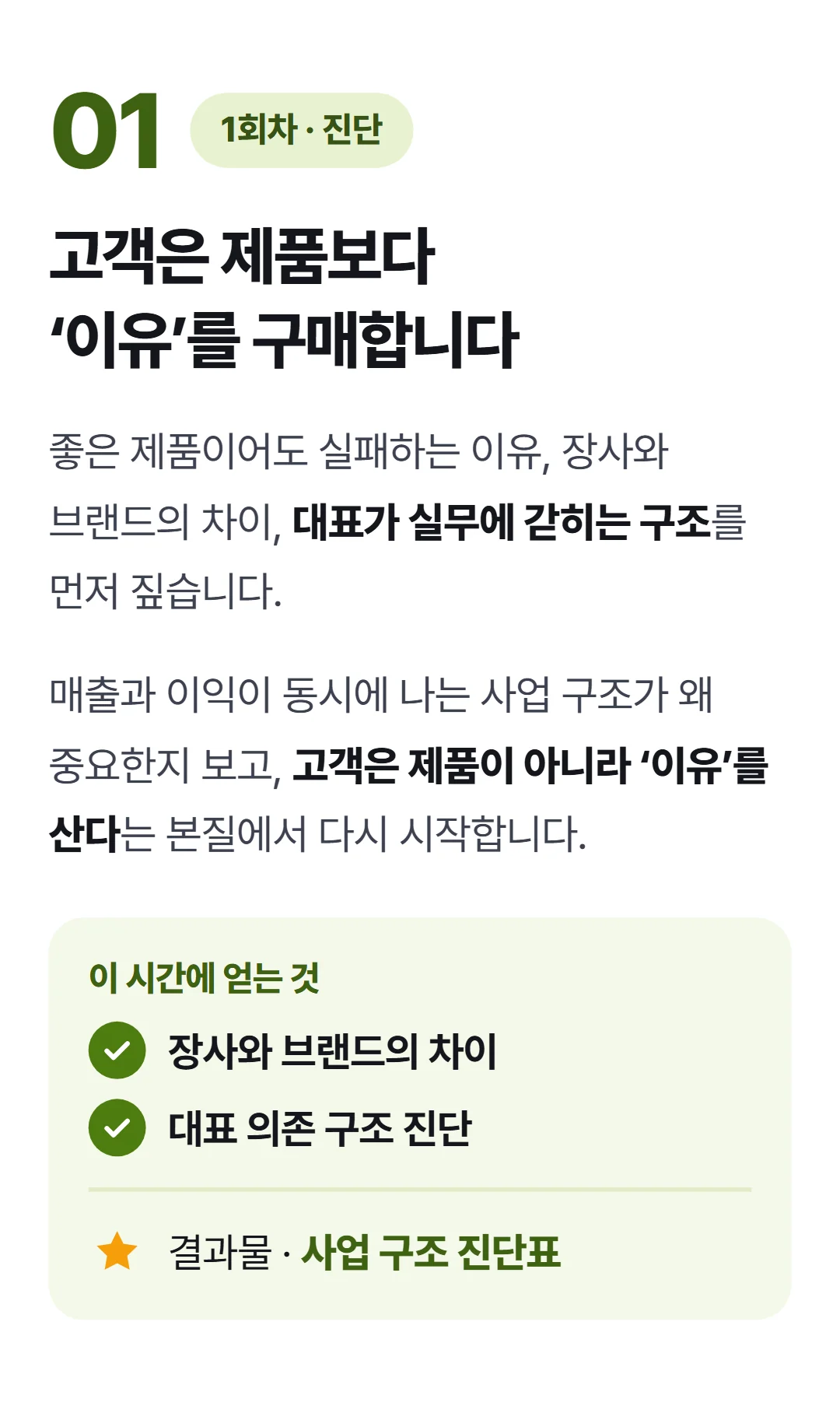 매출 만드는 브랜드 OS — 1회차 왜 대부분의 사업은 성장하지 못하는가